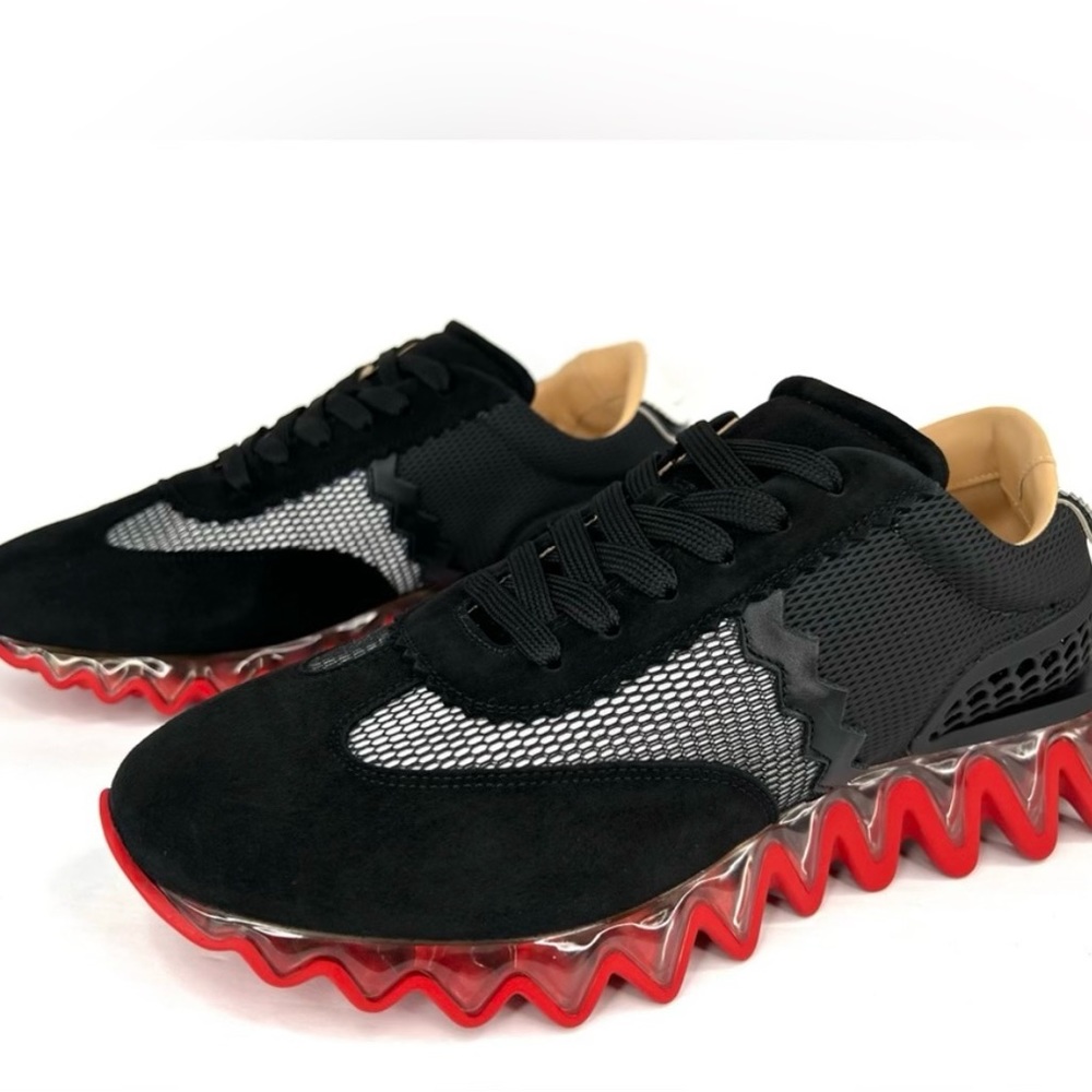 Christian Louboutin Loubishark Suede Mesh Sole Men’s Sneaker EU43.5 - US 10.5